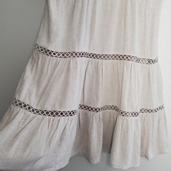 Ava. Linen Boho Sheath Dress - Picture 9 of 11